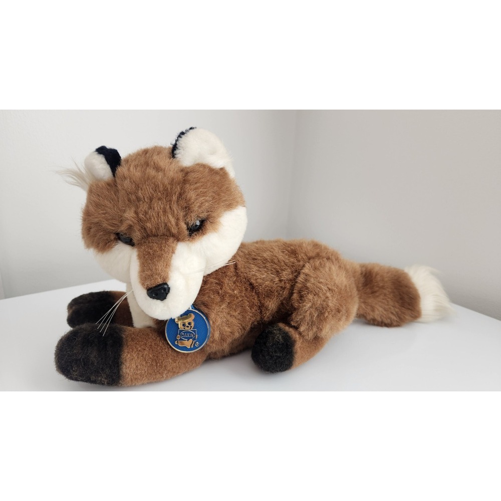 Vintage‎ Dakin Red Fox Plush Stuffed Animal 1984 Toy 14"